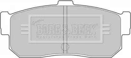Комплект тормозных колодок, дисковый тормоз BORG & BECK купить