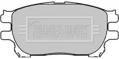 Комплект тормозных колодок, дисковый тормоз BORG & BECK купить