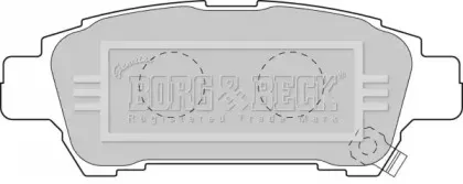 Комплект тормозных колодок, дисковый тормоз BORG & BECK купить