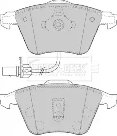 Комплект тормозных колодок, дисковый тормоз BORG & BECK купить