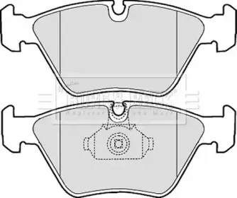 Комплект тормозных колодок, дисковый тормоз BORG & BECK купить
