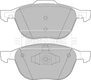 Комплект тормозных колодок, дисковый тормоз BORG & BECK купить