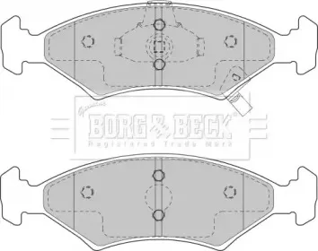Комплект тормозных колодок, дисковый тормоз BORG & BECK купить