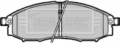 Комплект тормозных колодок, дисковый тормоз BORG & BECK купить