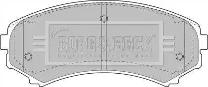 Комплект тормозных колодок, дисковый тормоз BORG & BECK купить