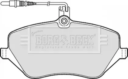 Комплект тормозных колодок, дисковый тормоз BORG & BECK купить