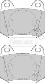 Комплект тормозных колодок, дисковый тормоз BORG & BECK купить
