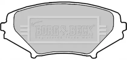 Комплект тормозных колодок, дисковый тормоз BORG & BECK купить