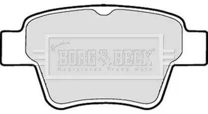 Комплект тормозных колодок, дисковый тормоз BORG & BECK купить