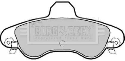 Комплект тормозных колодок, дисковый тормоз BORG & BECK купить