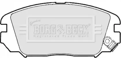 Комплект тормозных колодок, дисковый тормоз BORG & BECK купить