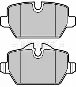 Комплект тормозных колодок, дисковый тормоз BORG & BECK купить