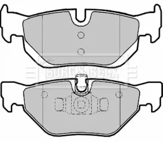 Комплект тормозных колодок, дисковый тормоз BORG & BECK купить