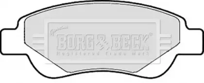 Комплект тормозных колодок, дисковый тормоз BORG & BECK купить