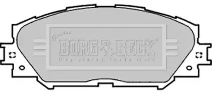 Комплект тормозных колодок, дисковый тормоз BORG & BECK купить