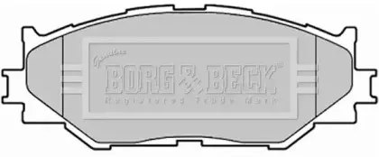 Комплект тормозных колодок, дисковый тормоз BORG & BECK купить