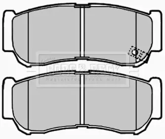 Комплект тормозных колодок, дисковый тормоз BORG & BECK купить