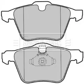 Комплект тормозных колодок, дисковый тормоз BORG & BECK купить