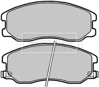 Комплект тормозных колодок, дисковый тормоз BORG & BECK купить