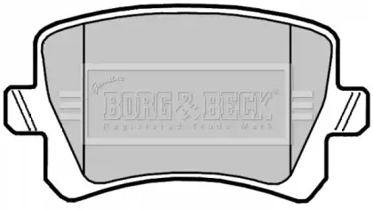 Комплект тормозных колодок, дисковый тормоз BORG & BECK купить