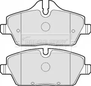 Комплект тормозных колодок, дисковый тормоз BORG & BECK купить