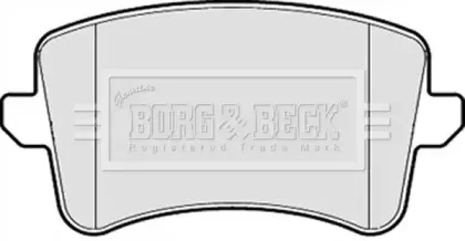 Комплект тормозных колодок, дисковый тормоз BORG & BECK купить