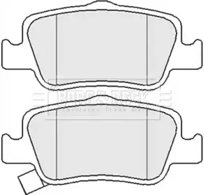 Комплект тормозных колодок, дисковый тормоз BORG & BECK купить