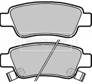 Комплект тормозных колодок, дисковый тормоз BORG & BECK купить