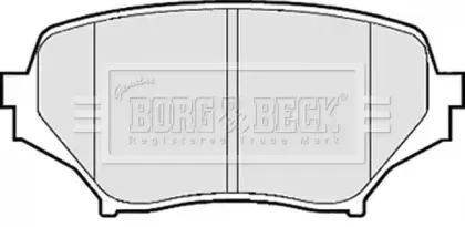 Комплект тормозных колодок, дисковый тормоз BORG & BECK купить