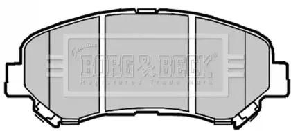 Комплект тормозных колодок, дисковый тормоз BORG & BECK купить