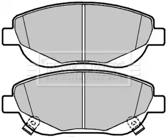 Комплект тормозных колодок, дисковый тормоз BORG & BECK купить