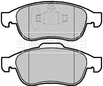 Комплект тормозных колодок, дисковый тормоз BORG & BECK купить