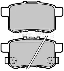 Комплект тормозных колодок, дисковый тормоз BORG & BECK купить