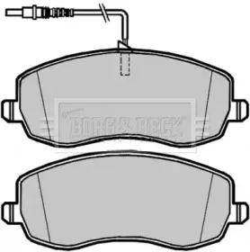 Комплект тормозных колодок, дисковый тормоз BORG & BECK купить