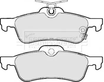 Комплект тормозных колодок, дисковый тормоз BORG & BECK купить