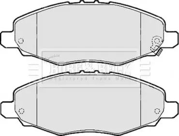 Комплект тормозных колодок, дисковый тормоз BORG & BECK купить