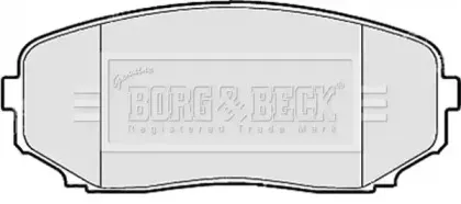 Комплект тормозных колодок, дисковый тормоз BORG & BECK купить