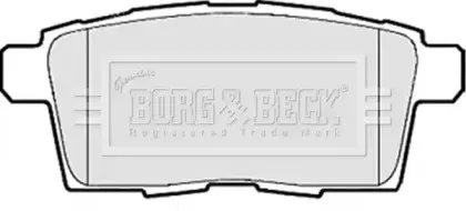 Комплект тормозных колодок, дисковый тормоз BORG & BECK купить