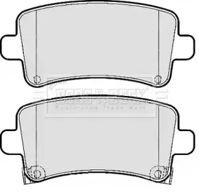 Комплект тормозных колодок, дисковый тормоз BORG & BECK купить