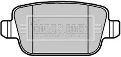 Комплект тормозных колодок, дисковый тормоз BORG & BECK купить