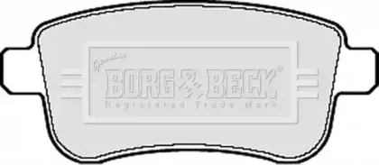 Комплект тормозных колодок, дисковый тормоз BORG & BECK купить