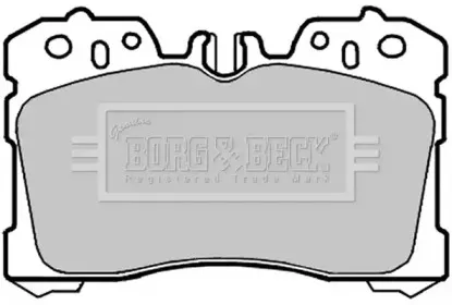 Комплект тормозных колодок, дисковый тормоз BORG & BECK купить