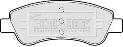 Комплект тормозных колодок, дисковый тормоз BORG & BECK купить