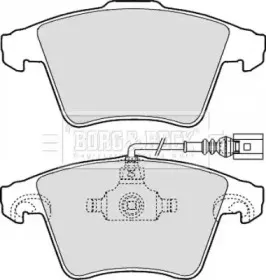 Комплект тормозных колодок, дисковый тормоз BORG & BECK купить