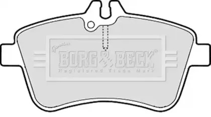 Комплект тормозных колодок, дисковый тормоз BORG & BECK купить