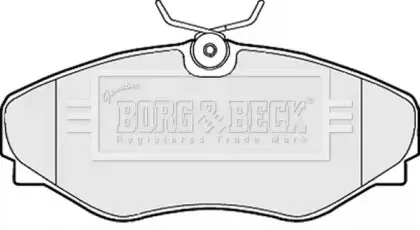 Комплект тормозных колодок, дисковый тормоз BORG & BECK купить