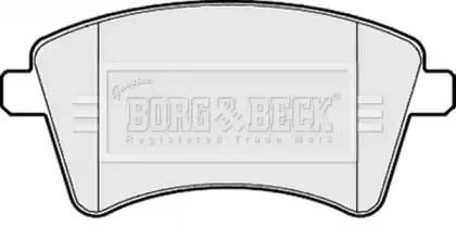 Комплект тормозных колодок, дисковый тормоз BORG & BECK купить