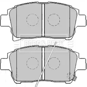 Комплект тормозных колодок, дисковый тормоз BORG & BECK купить