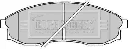 Комплект тормозных колодок, дисковый тормоз BORG & BECK купить