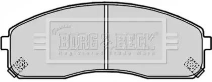 Комплект тормозных колодок, дисковый тормоз BORG & BECK купить